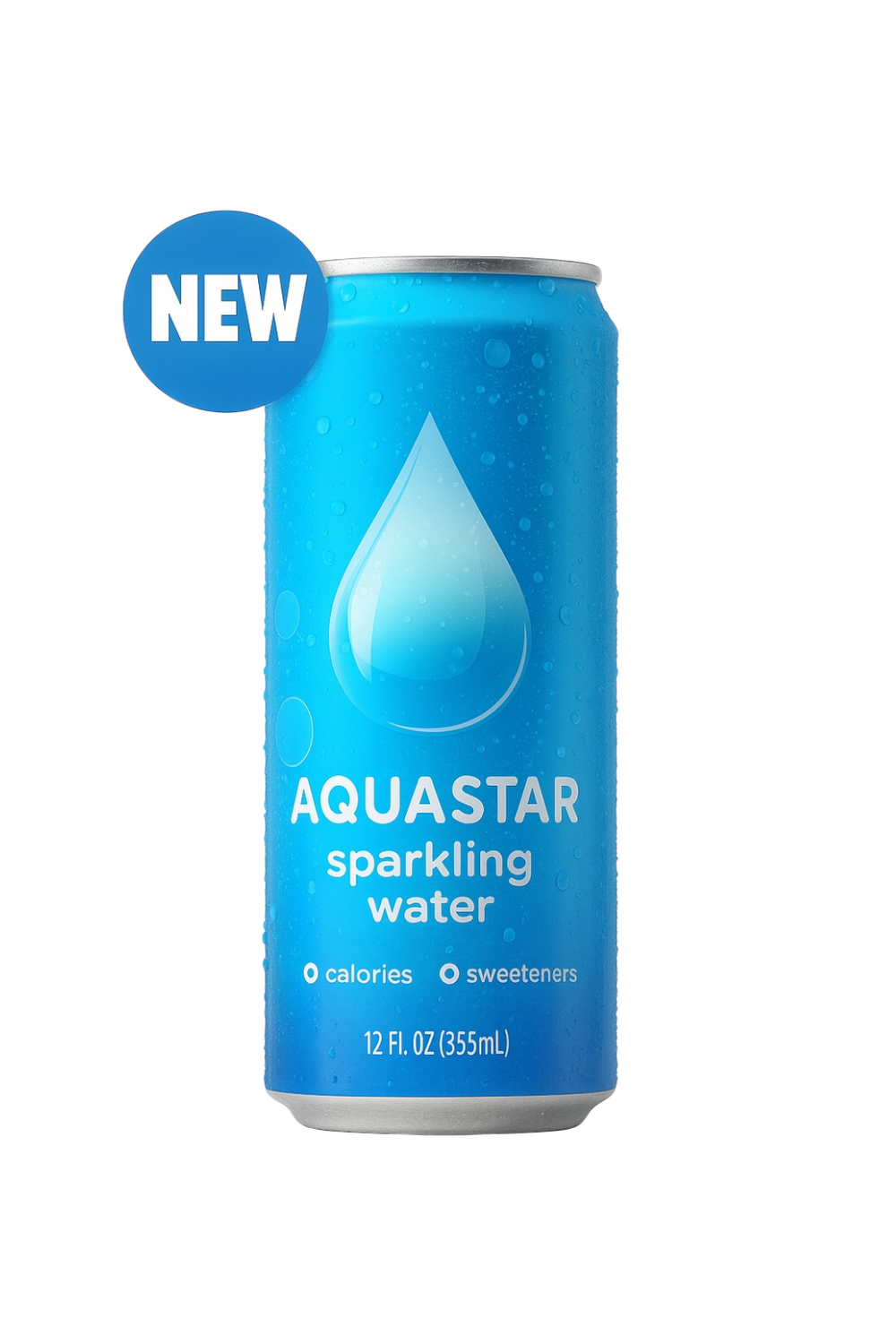 Aquastar Sparkling Water – 12 Pack (12 FL OZ Cans) (Coming Soon)