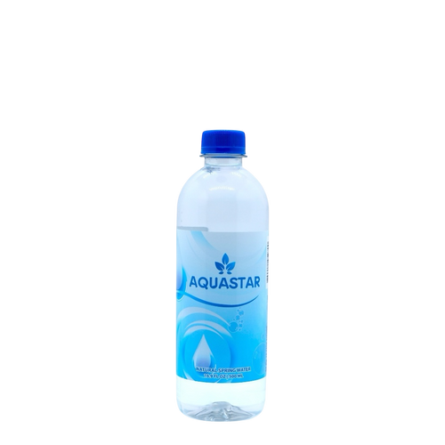 Aquastar Natural Spring Water - 12 Pack (16.9 fl oz) BPA-Free Plastic Bottles | Refreshing & Pure Spring Water