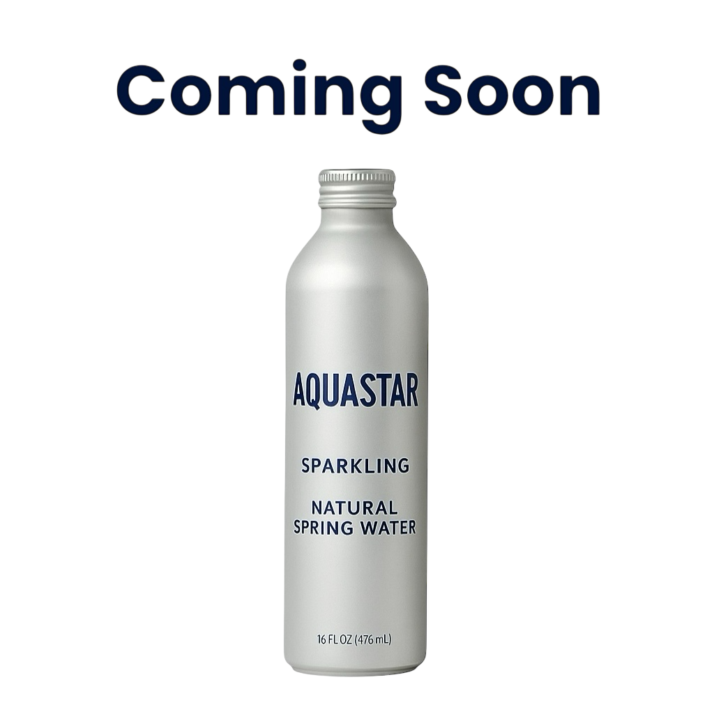 Aquastar Sparkling Natural Spring Water – 16 fl oz (Coming Soon)