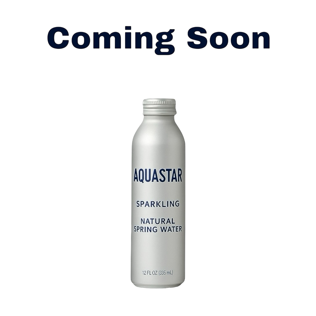 Aquastar Sparkling Natural Spring Water – 12 fl oz (Coming Soon)