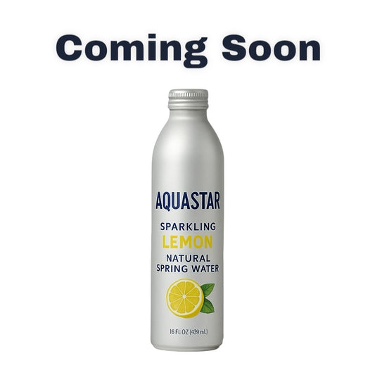 Aquastar Sparkling Lemon Water – 16 fl oz (Coming Soon) - Aquastar 